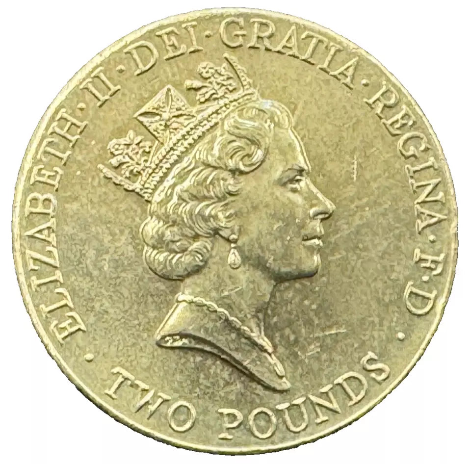 UEFA Euro £2 Pounds Coin 1996