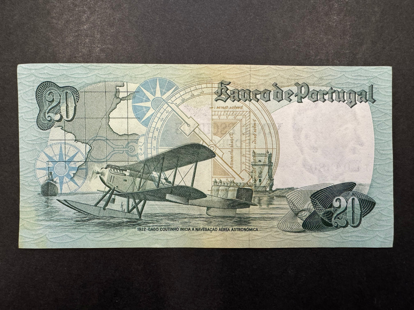 Banco De Portugal Escudos Banknote Set From Portugal (Issued between 1978 & 1981)