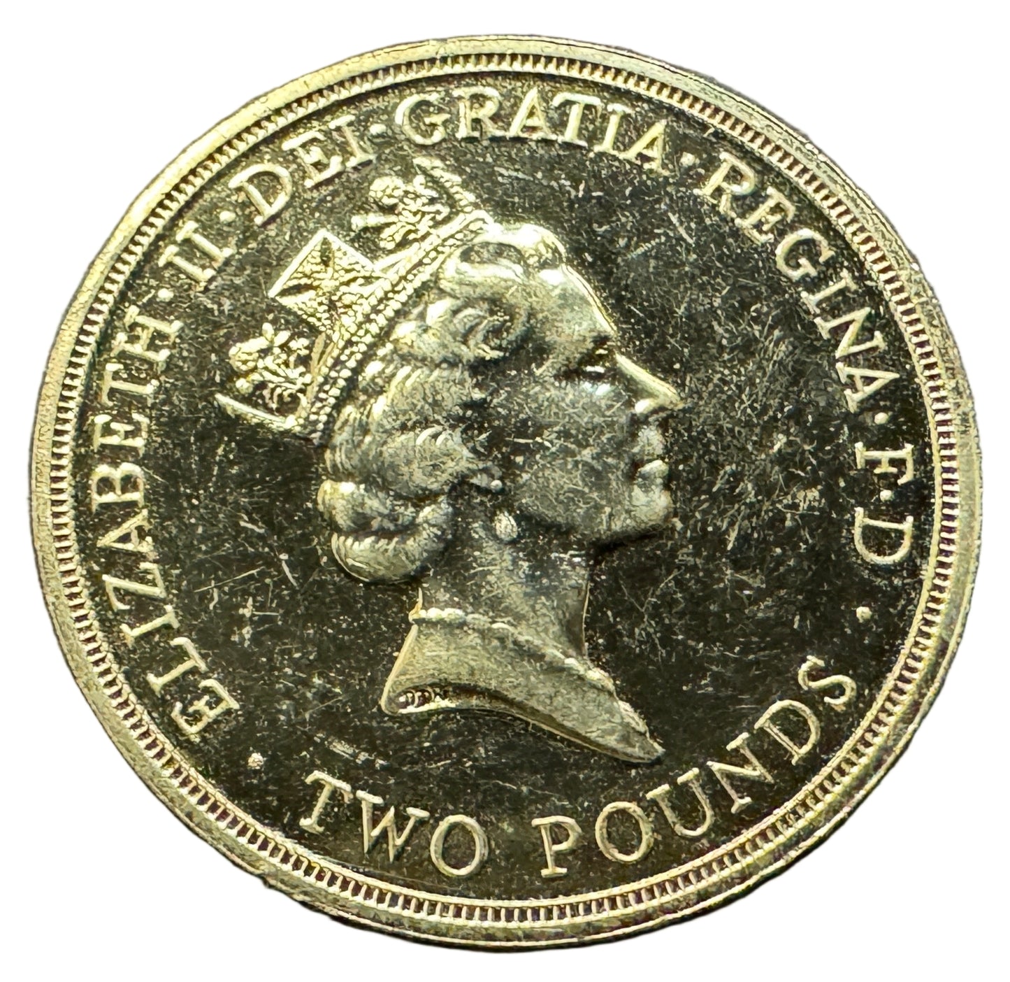 World War 2 "Peace Dove" £2 Pounds Coin 1995
