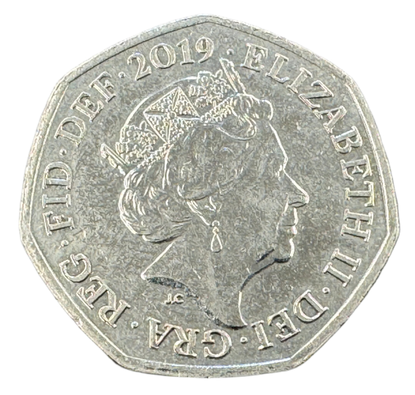 UK Sherlock Holmes 50p Coin 2019