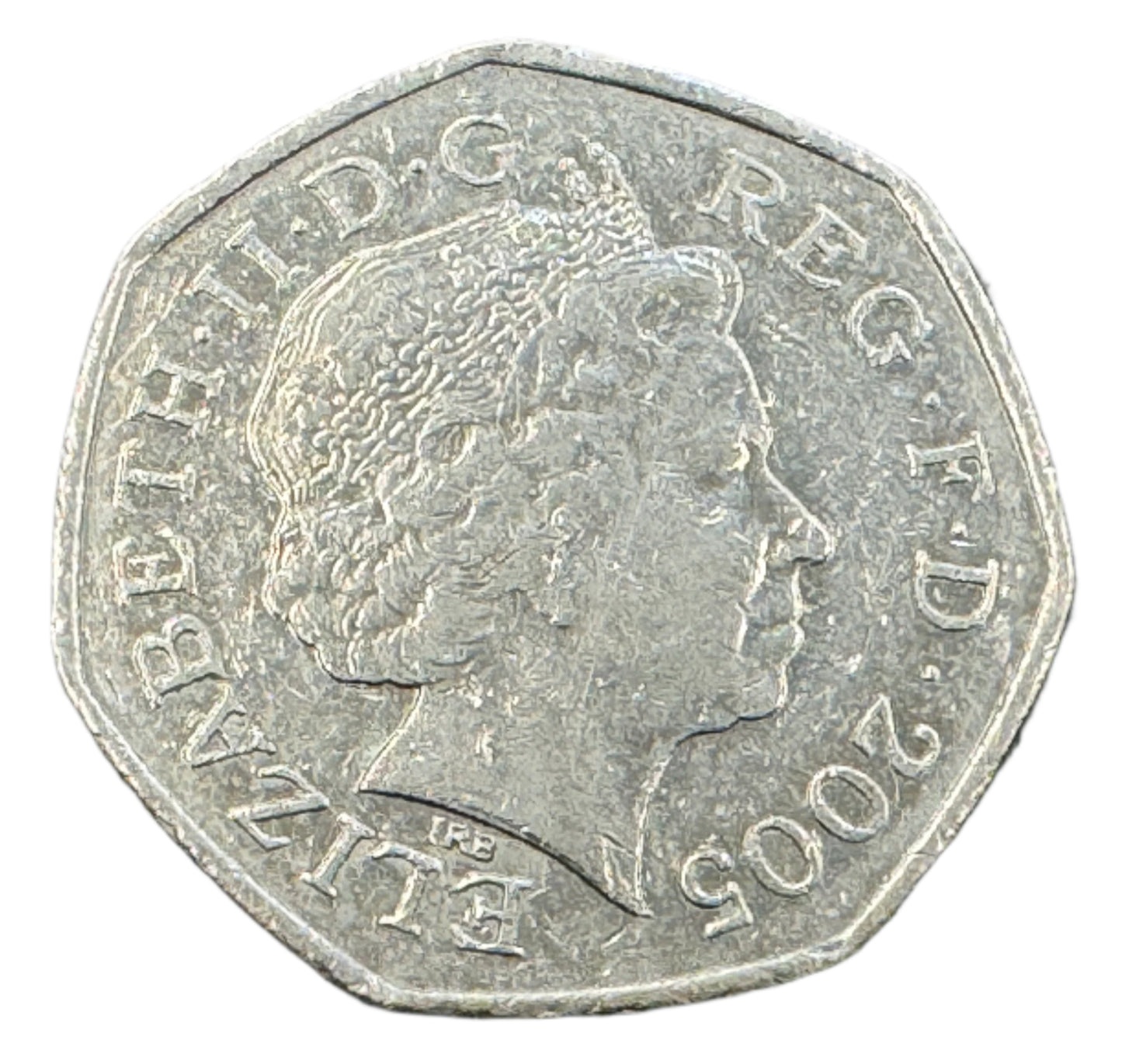 UK Plural Of Penny 50p Coin 2005