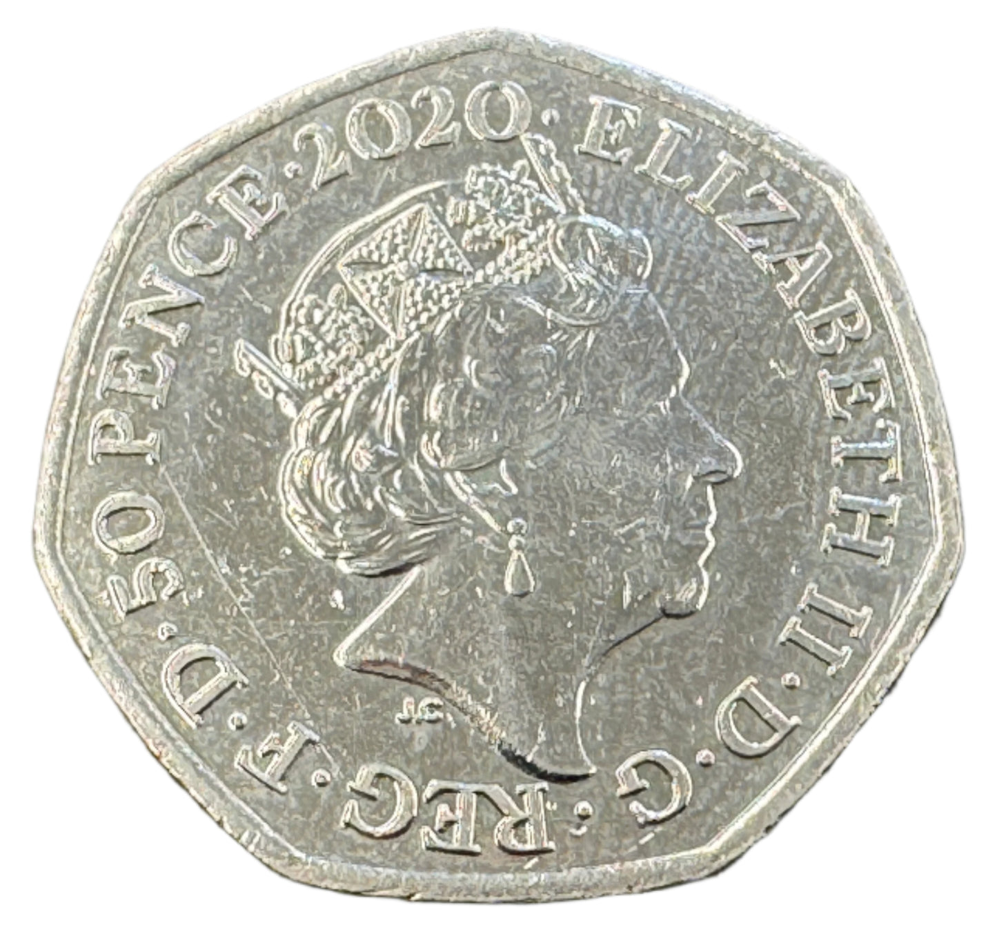 UK Brexit Peace 50p Coin 2020