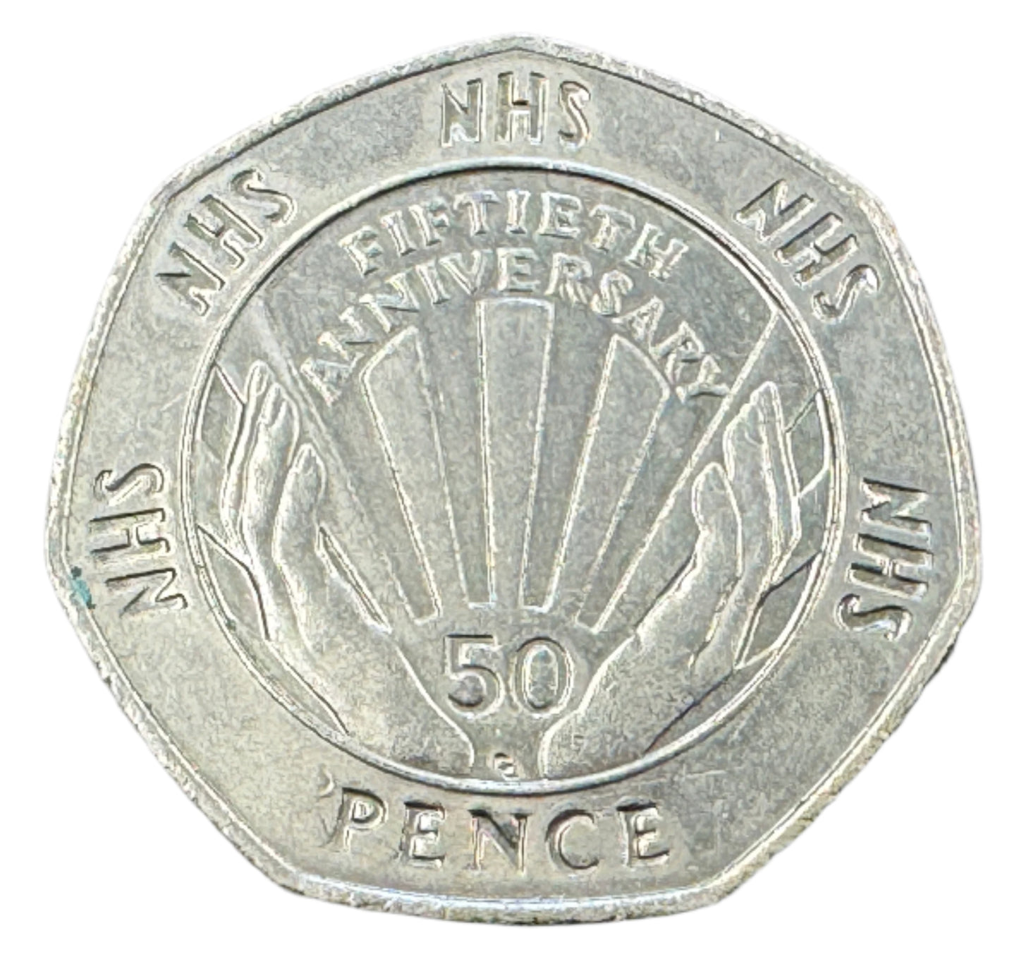 UK NHS 50th Anniversary 50p Coin 1998