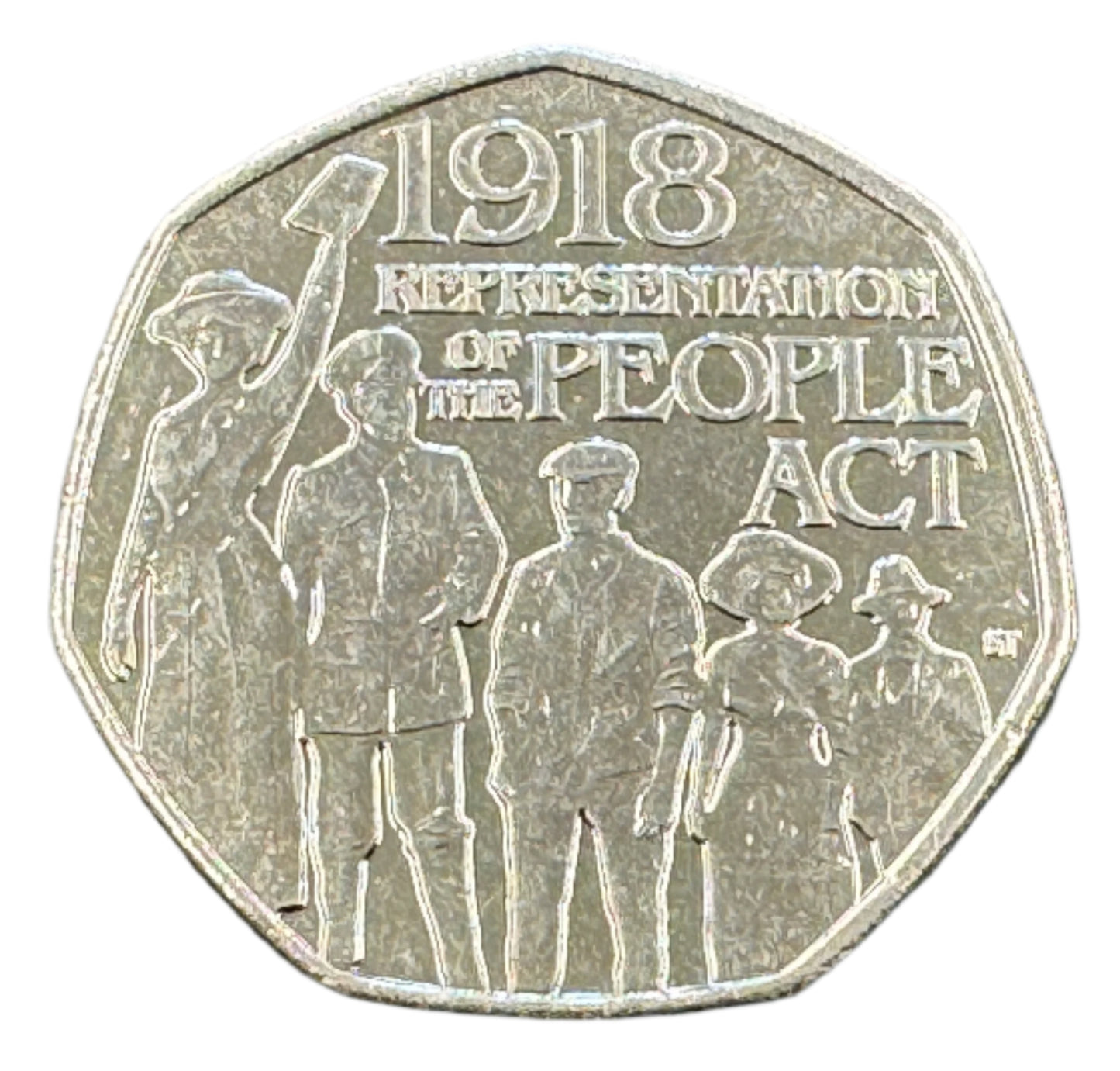 UK Representation Of The People 50p Coin 2018