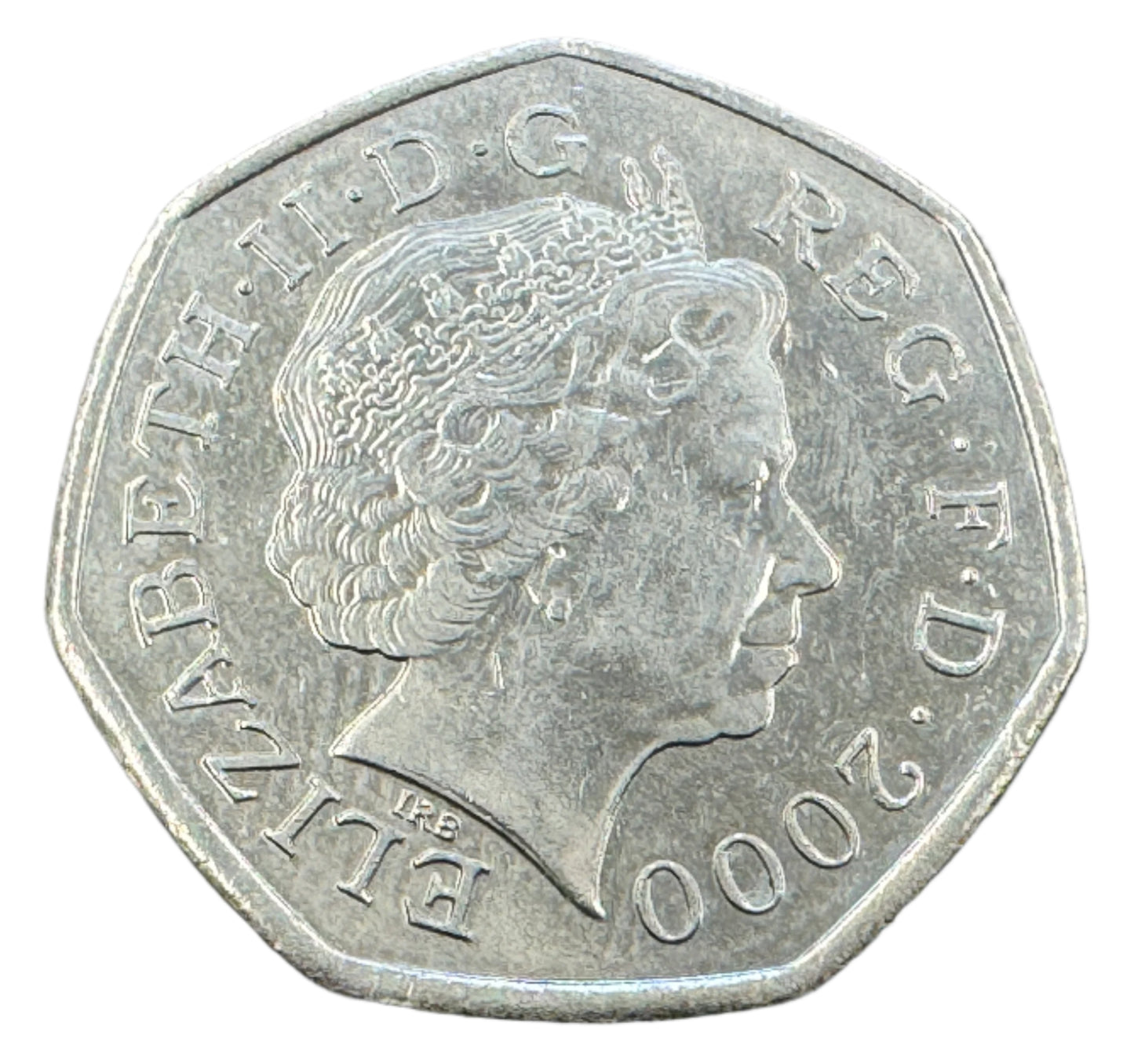 UK Public Libraries 50p Coin 2000