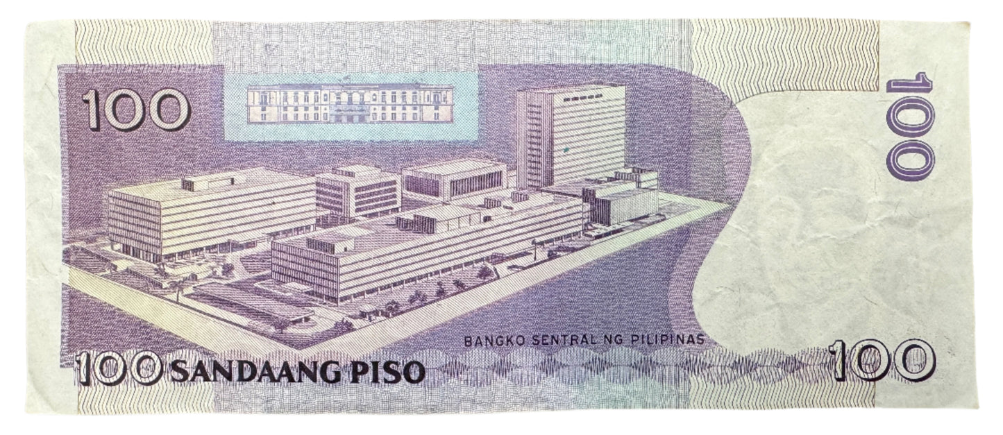 Philippines 100 Piso Vintage Banknote 2001-2013