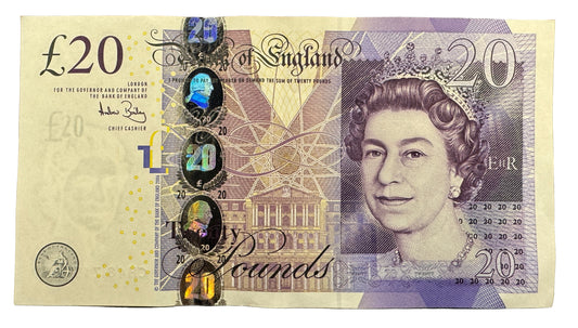 Bank Of England £20 Pounds "Adam Smith" Banknote 2007-2018