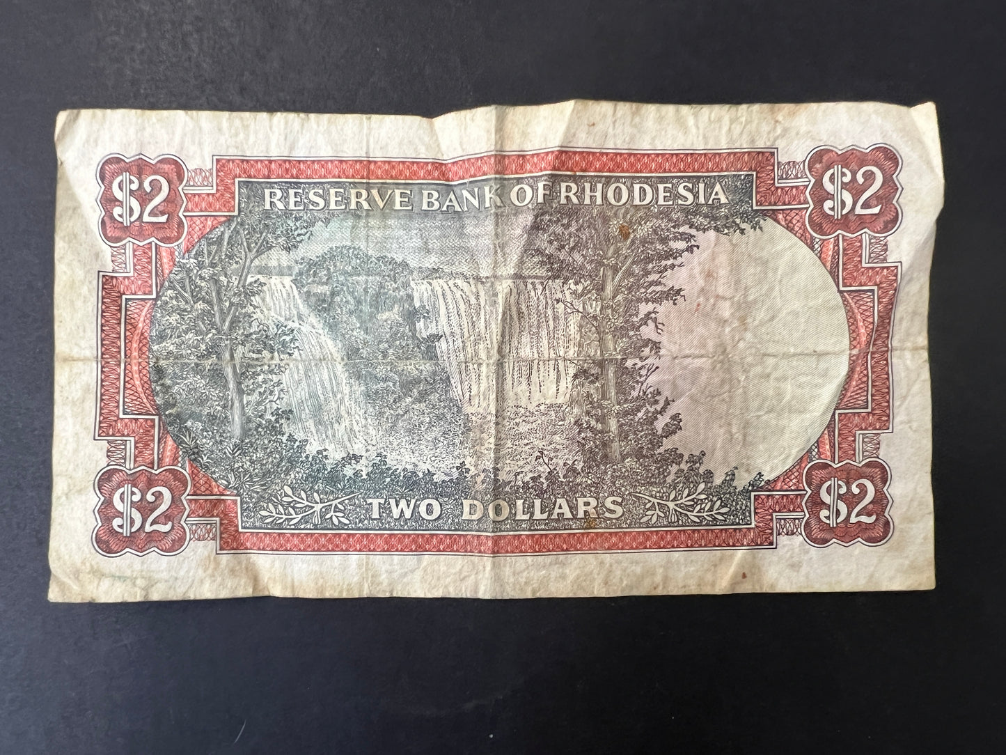Rhodesia Rare Vintage $2 Banknote - A Piece of History!