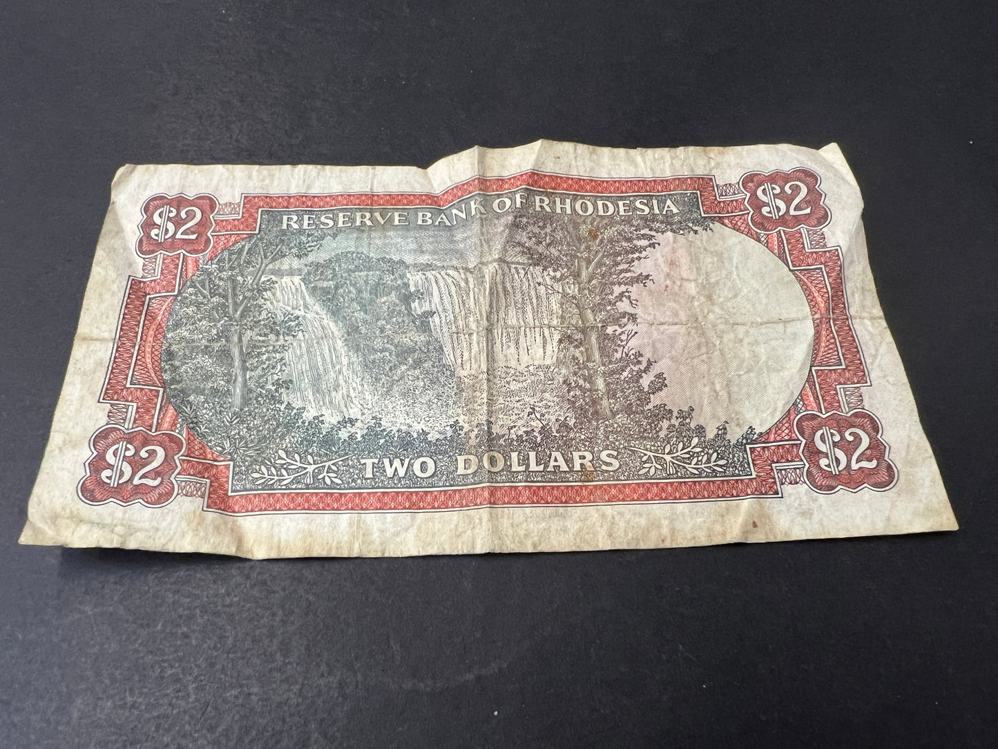 Rhodesia Rare Vintage $2 Banknote - A Piece of History!