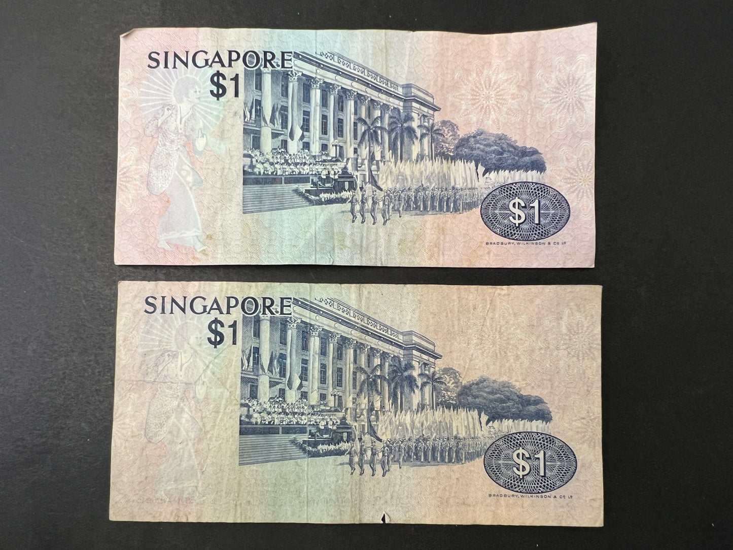 Singapore Silver Coin and Beautiful Banknote Set
