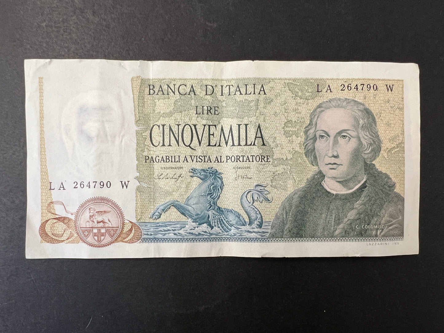 Italian 5,000 and 10,000 Lira Banknotes - Highly Collectable 1976 - 1977 - FREE POSTAGE