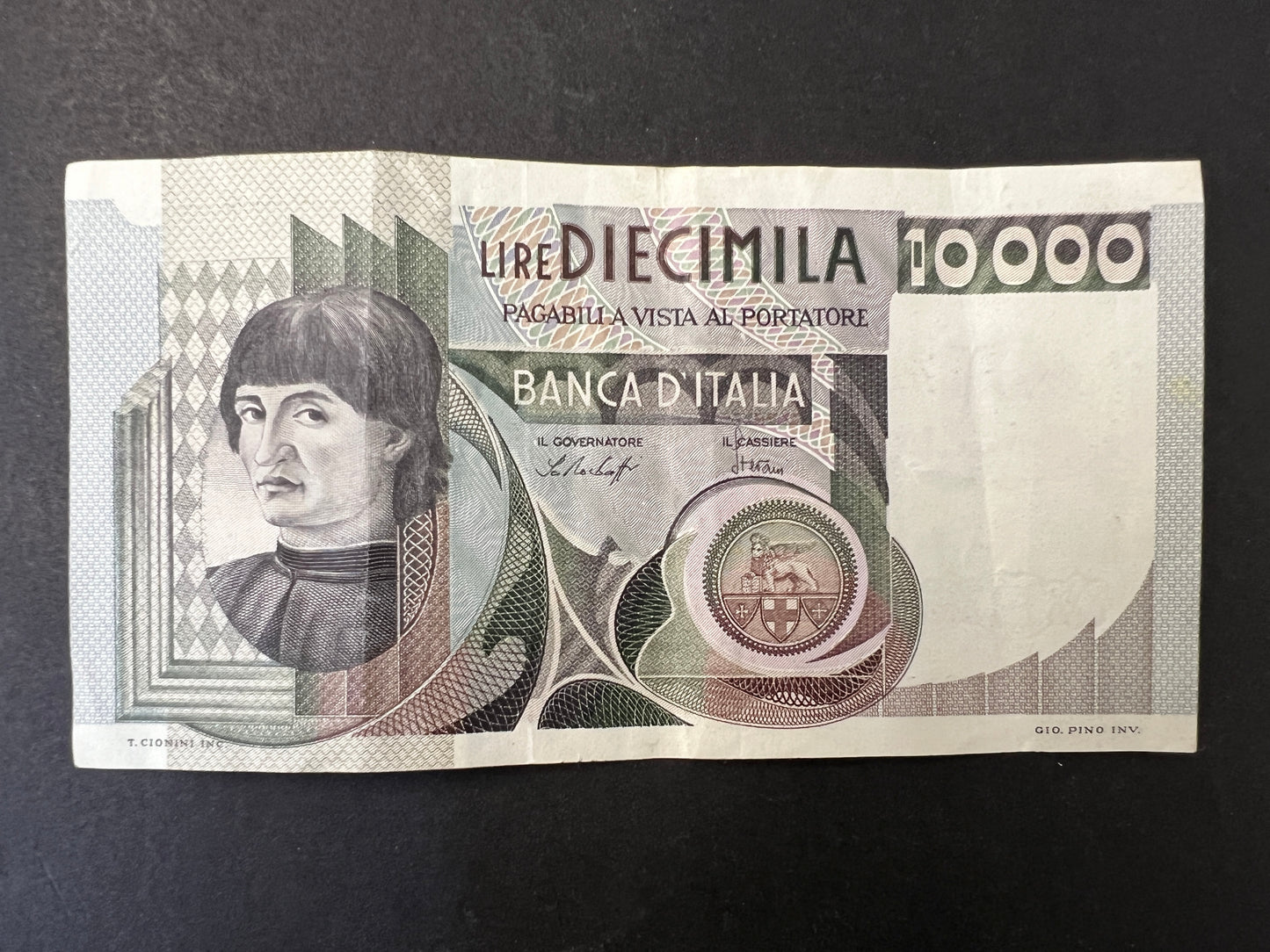 Italian 5,000 and 10,000 Lira Banknotes - Highly Collectable 1976 - 1977 - FREE POSTAGE