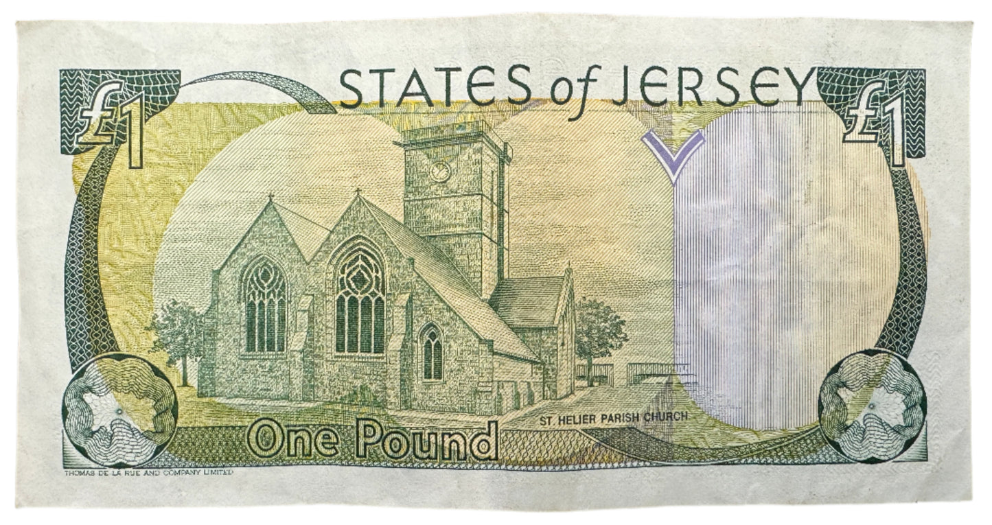 The States Of Jersey £1 Pound Vintage Banknote 1989-2010