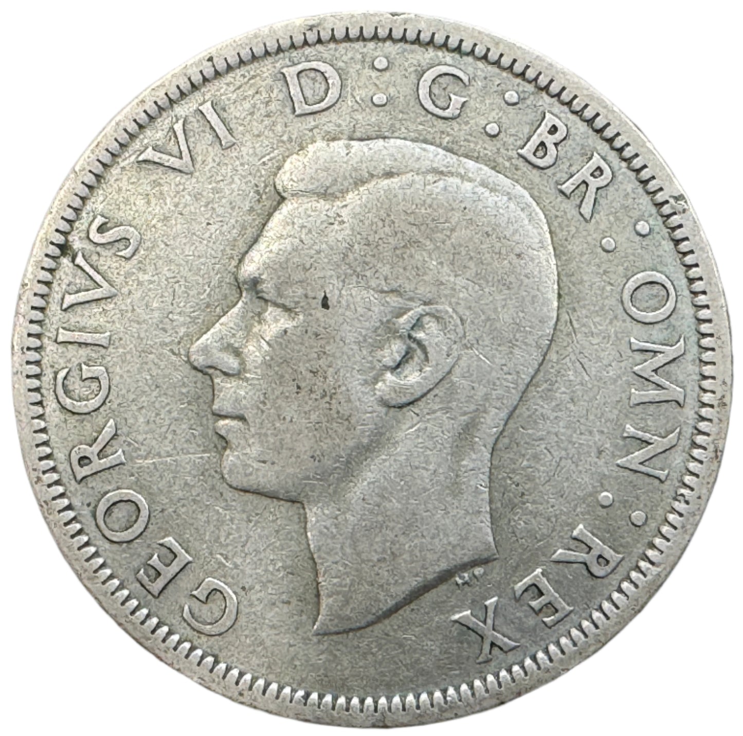 British Half Crown George VI Silver Coin (1937-1946)
