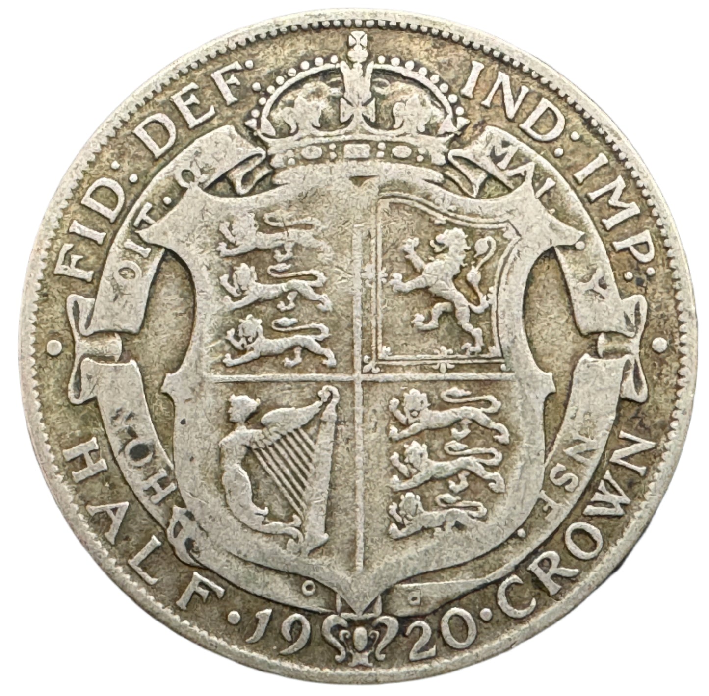 British Half Crown George V Silver Coin (1920-1926)