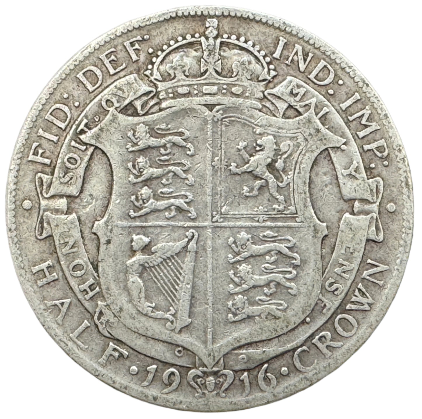 British Half Crown George V Silver Coin (1911-1919)