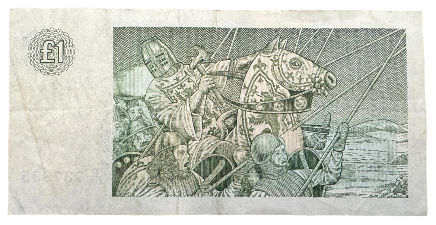 Clydesdale Bank £1 Pound Vintage Banknote 1971-1981
