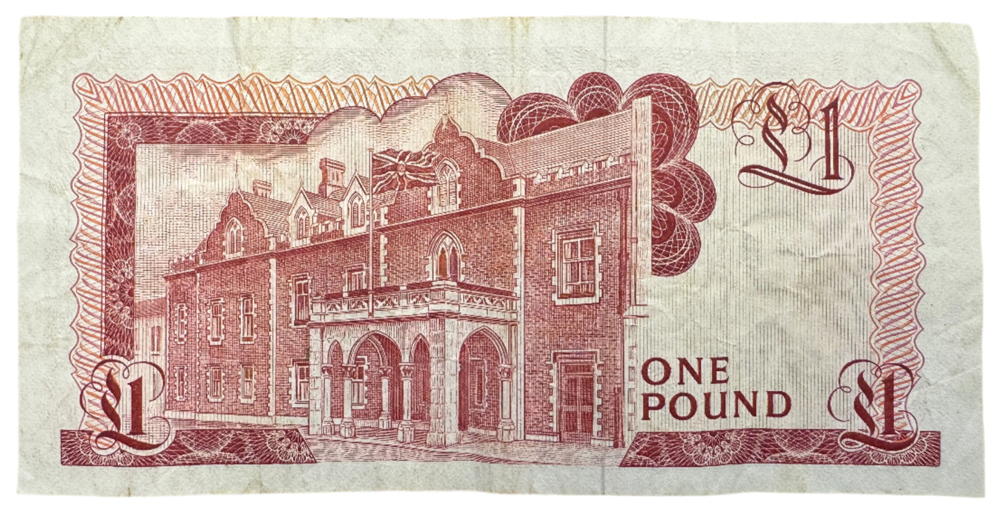 Gibraltar £1 Pound Vintage Banknote 1975-1988