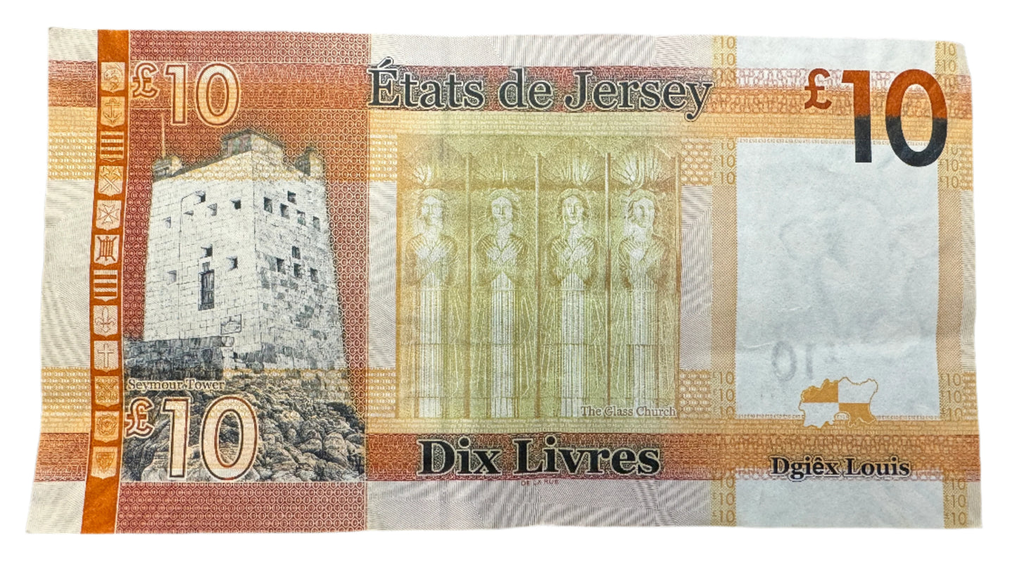 The States Of Jersey £10 Pounds Banknote 2010