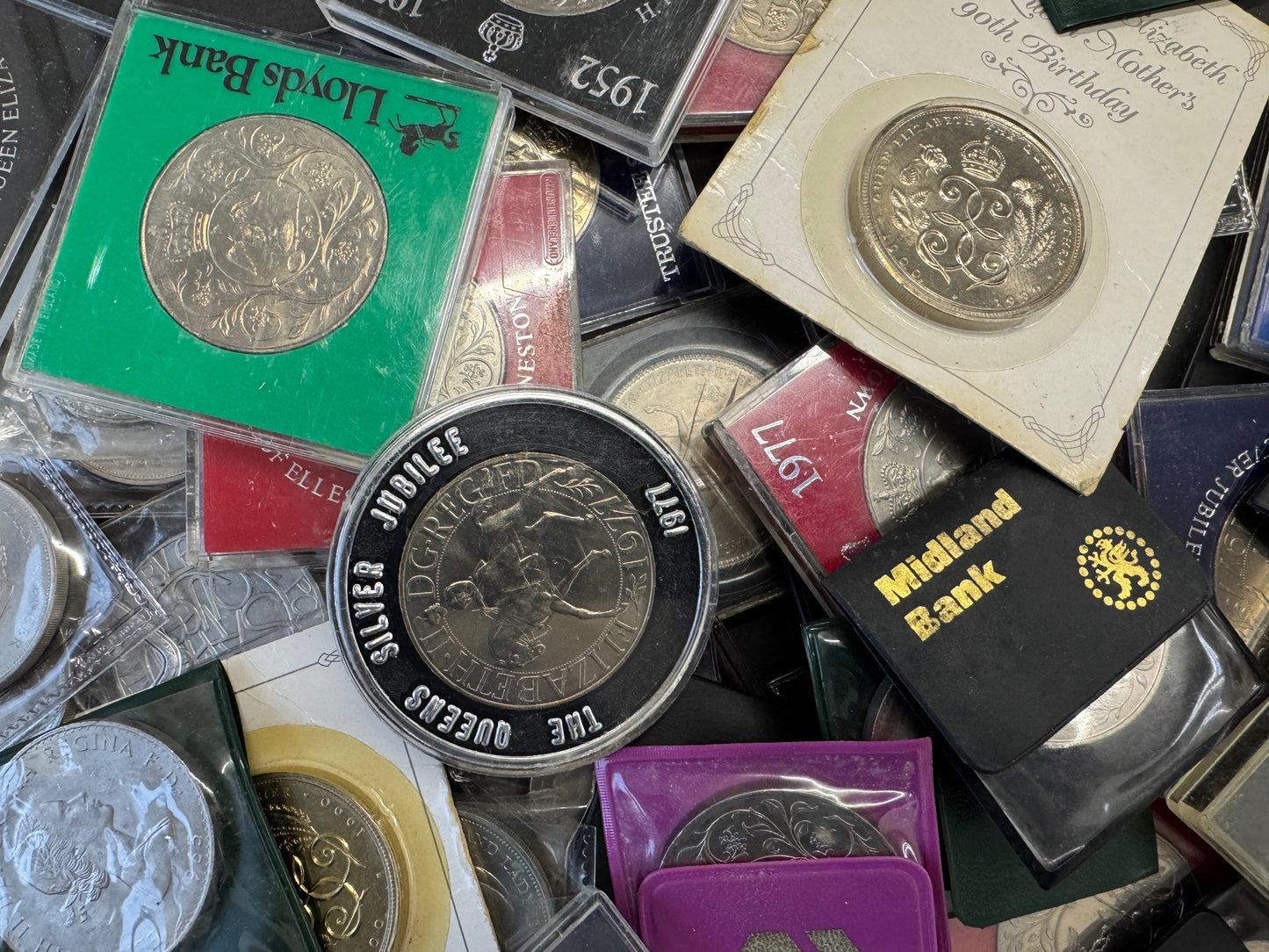British Crown Coins (In Original Cases) From The United Kingdom