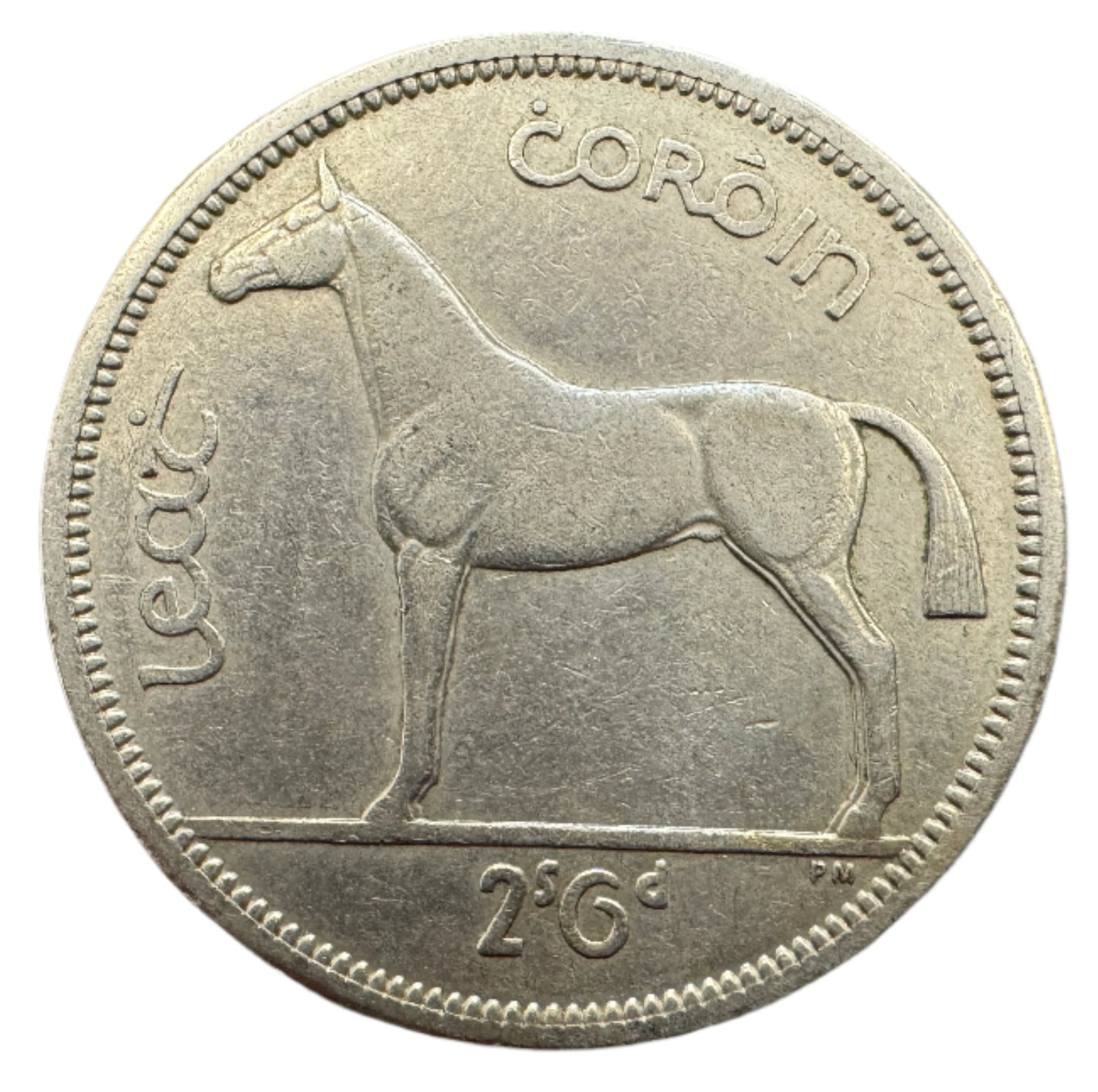 Ireland Vintage Half Crown / 2 Shillings 6 Pence Coin 1951-1967