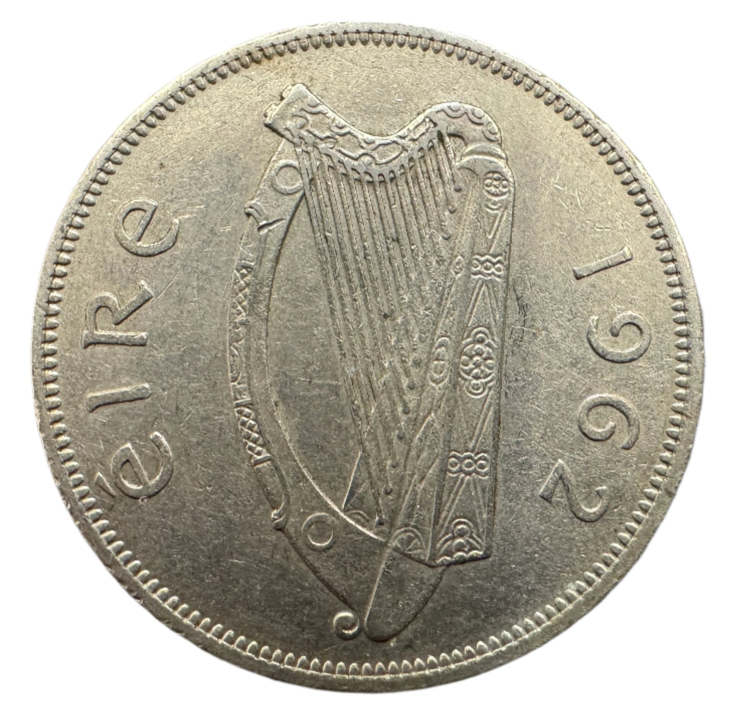 Ireland Vintage Half Crown / 2 Shillings 6 Pence Coin 1951-1967