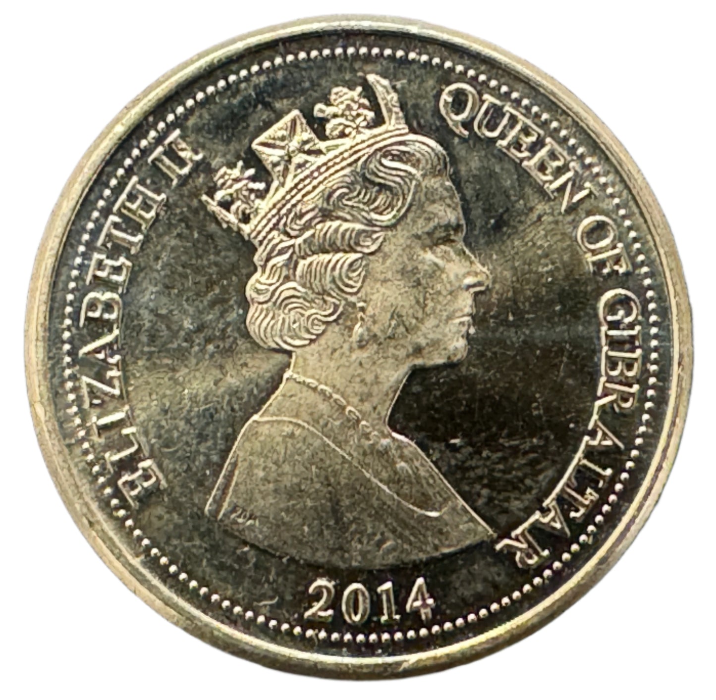 Gibraltar £1 Pound Dragon Tree Coin 2014-2016