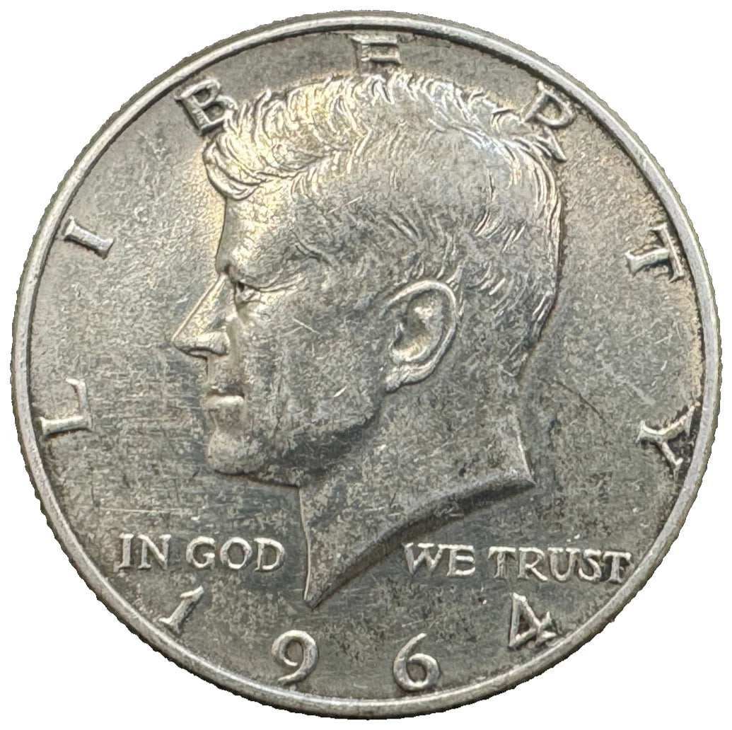 American Kennedy Half Dollar Silver Coin (1964)