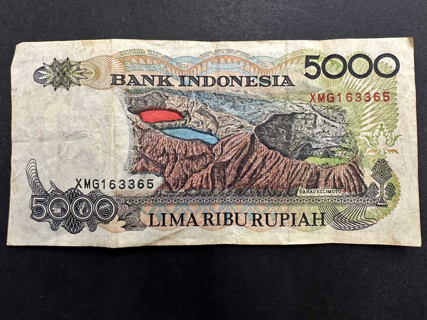 Bank of Indonesia 5000 Rupiah Banknote - Issued 1992