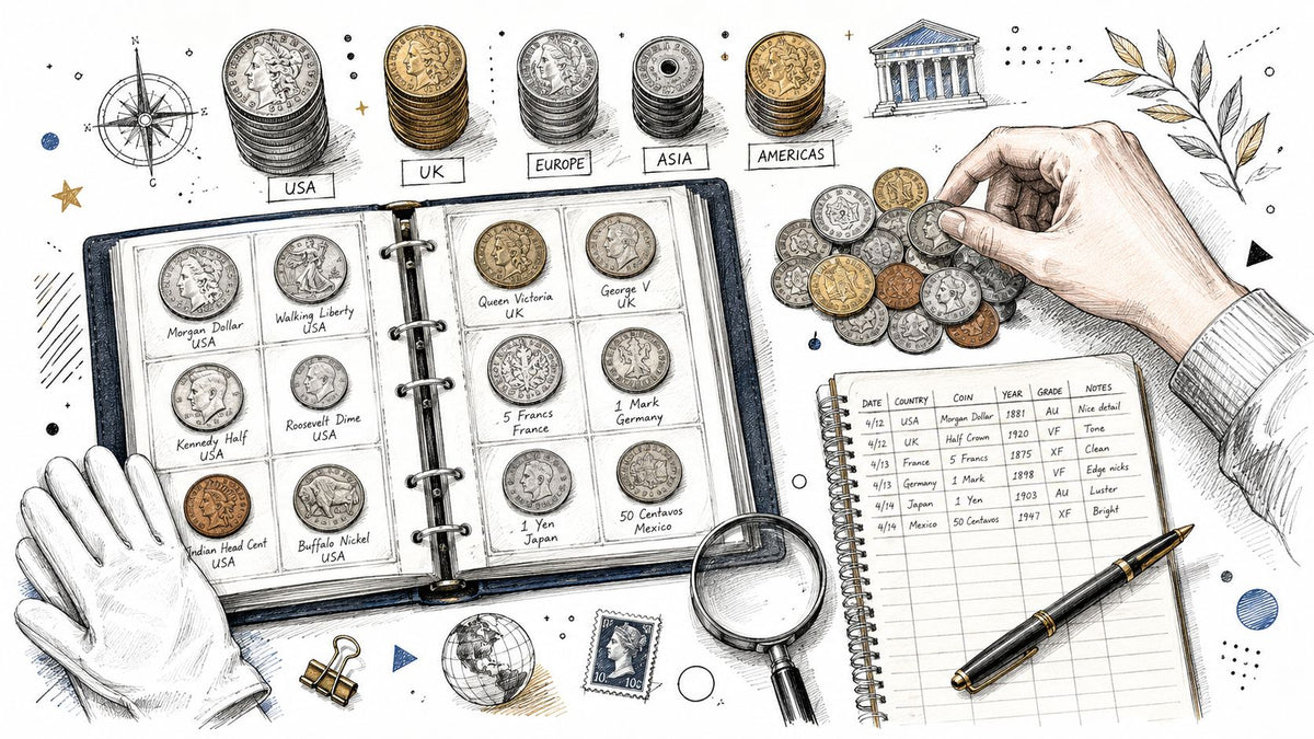 Expert Guide: How to Organize a Coin Collection – Cavalier Coins Ltd