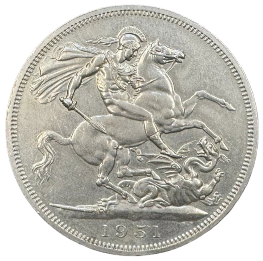 Festival Of Britain King George VI 5 Shillings Coin 1951