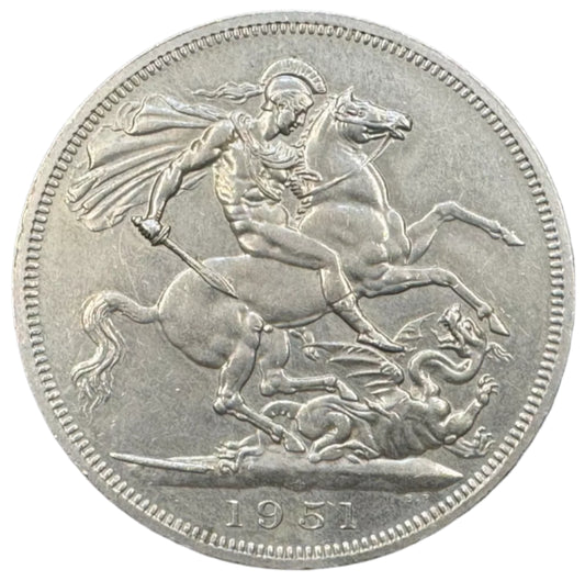Festival Of Britain King George VI 5 Shillings Coin 1951