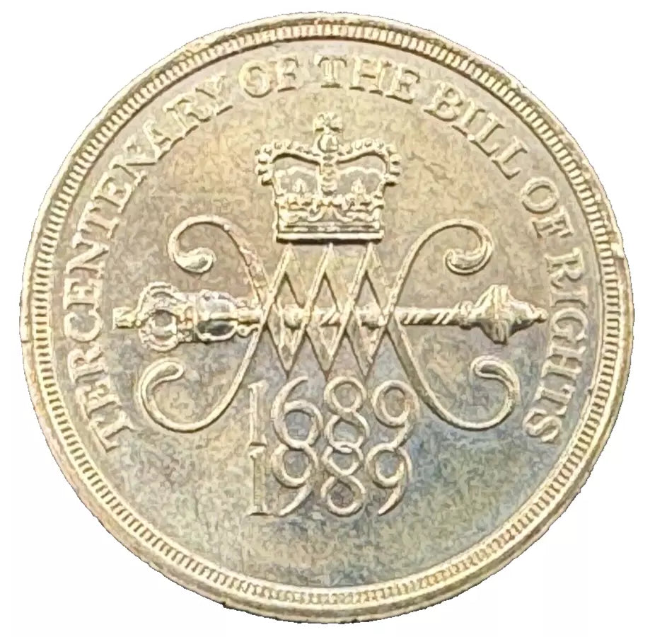 Bill Of Rights £2 Pounds Coin 1989