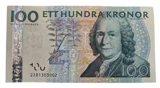 Sweden 100 Kronor Vintage Banknote 2001-2014