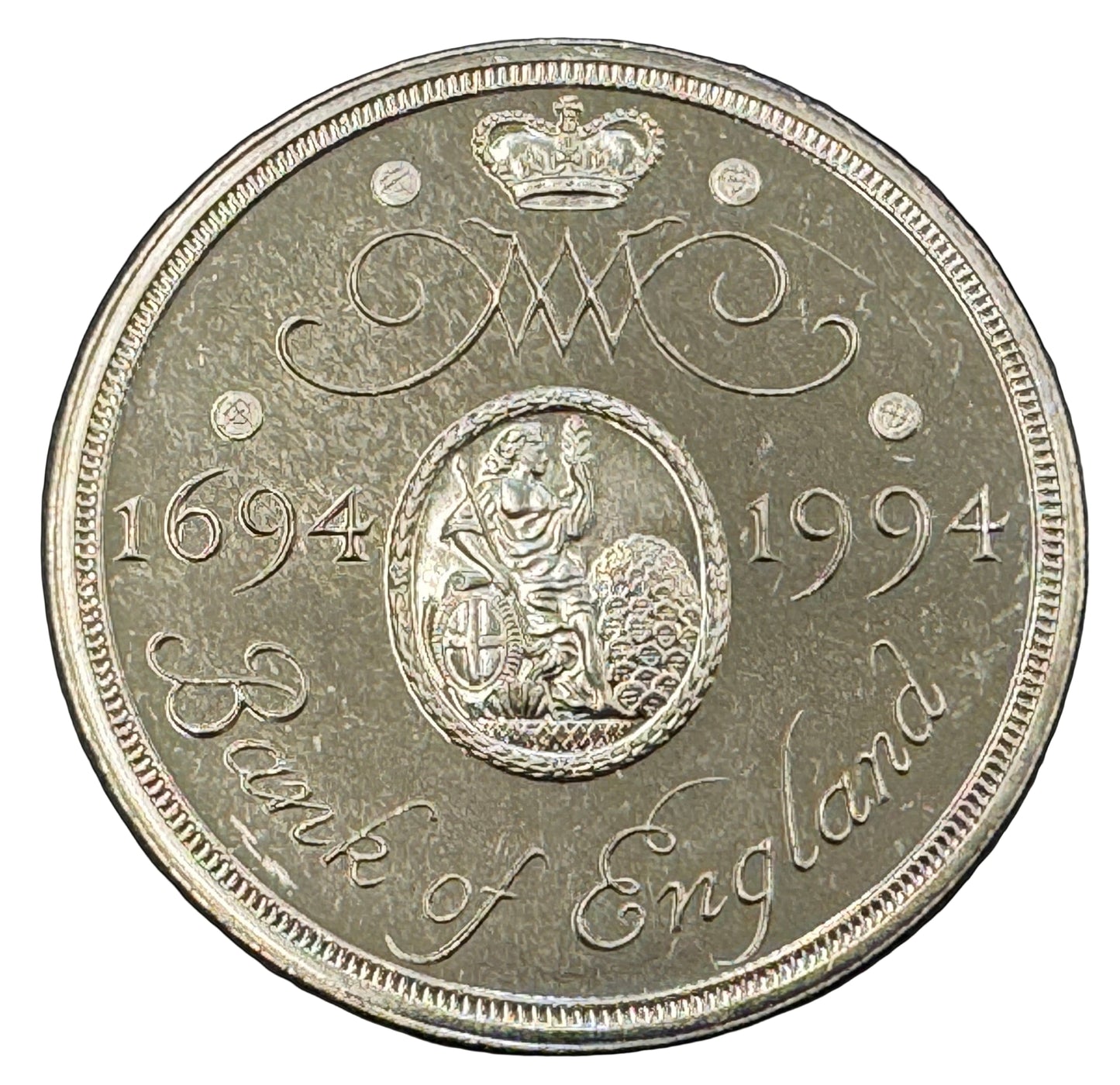 Bank Of England 300th Anniversary £2 Pounds Coin 1994