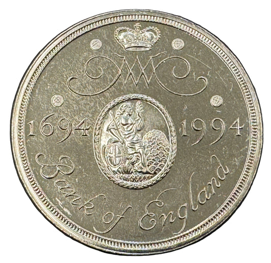 Bank Of England 300th Anniversary £2 Pounds Coin 1994