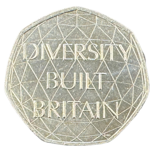 UK Diversity Built Britain 50p Coin 2020