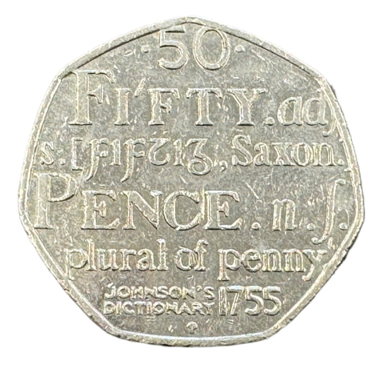 UK Plural Of Penny 50p Coin 2005