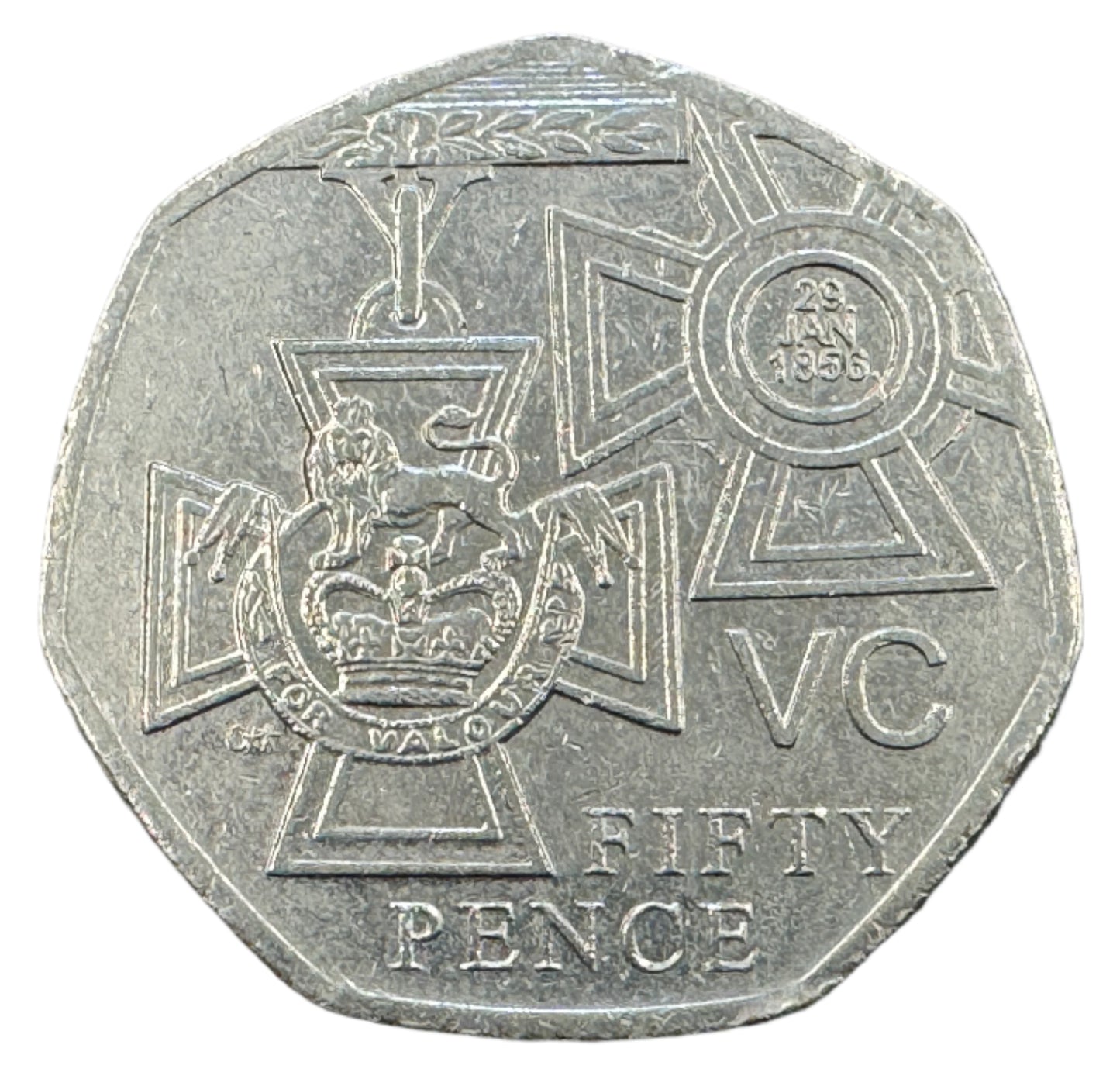 UK Victoria Cross 50p Coin 2006