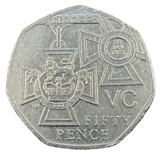 UK Victoria Cross 50p Coin 2006