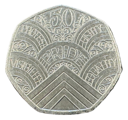 UK Pride 50p Coin 2022