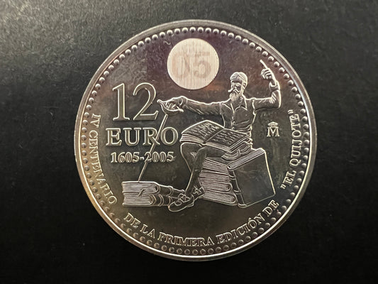 Spanish Silver Don Quixote Commemorative Coin