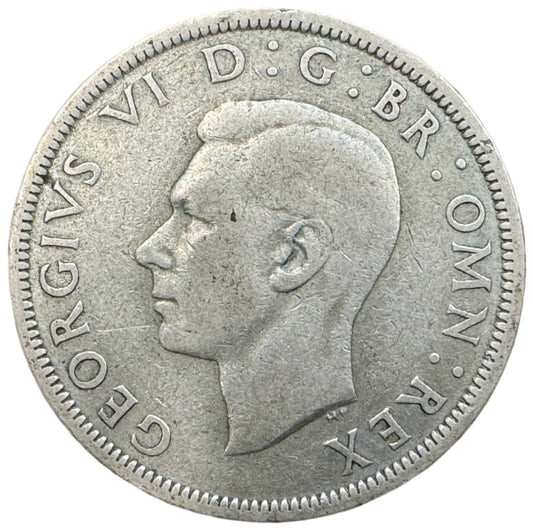 British Half Crown George VI Silver Coin (1937-1946)