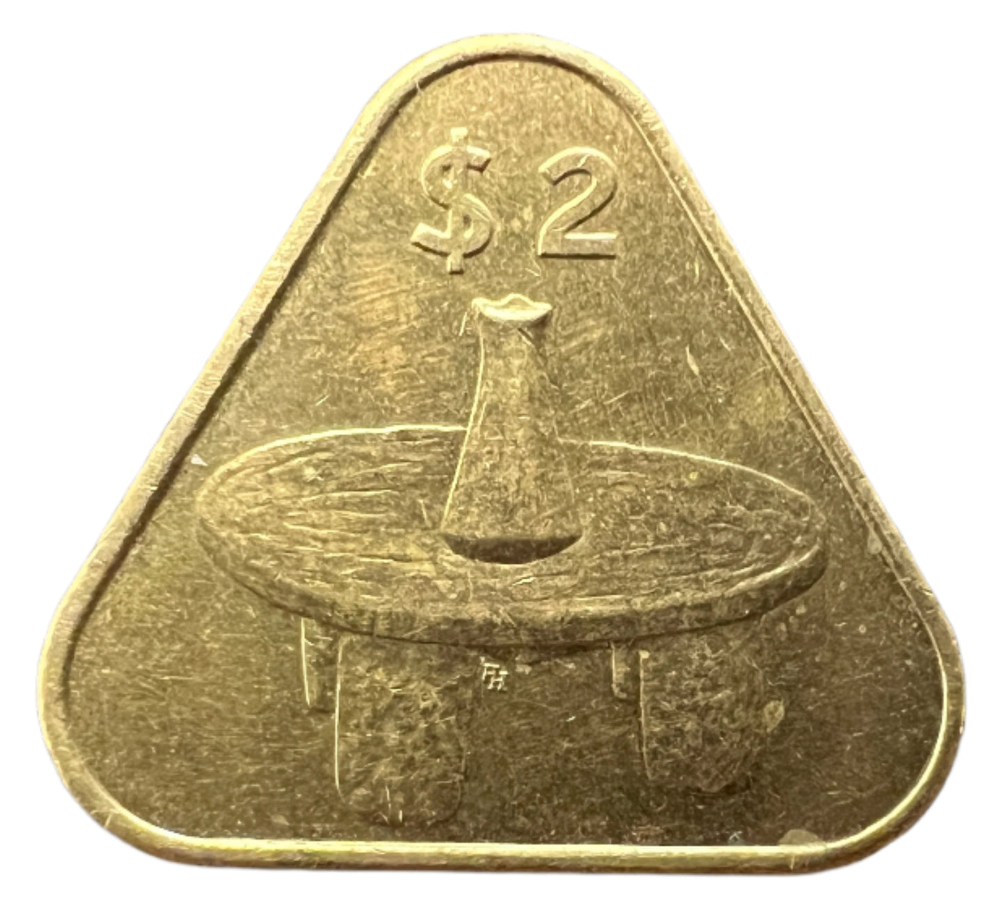 Cook Islands "Elizabeth II" (4th Portrait) $2 Dollars Coin 2015
