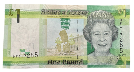 The States Of Jersey £1 Pound Banknote 2010-2018