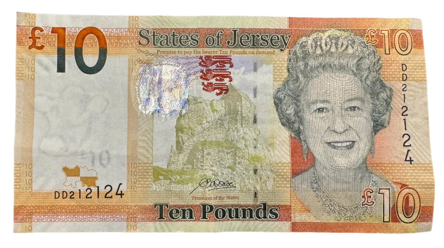 The States Of Jersey £10 Pounds Banknote 2010