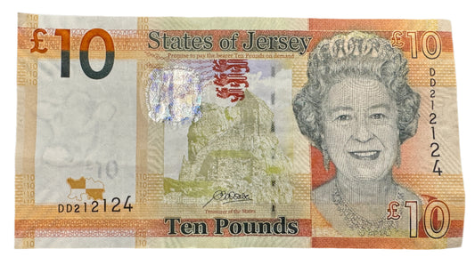 The States Of Jersey £10 Pounds Banknote 2010