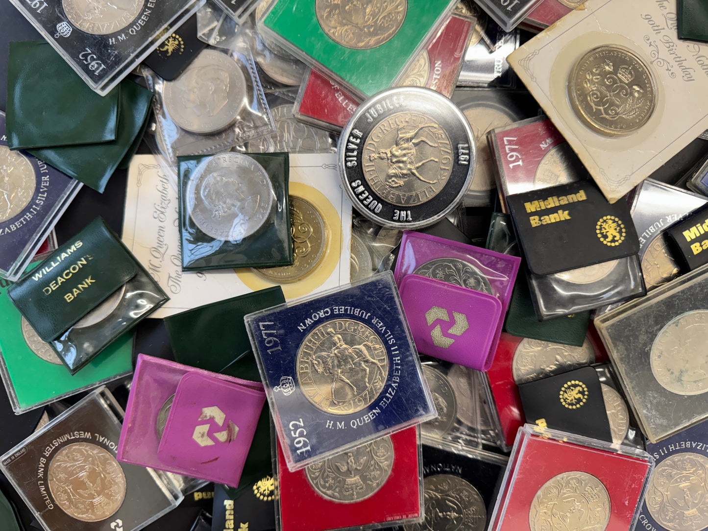 British Crown Coins (In Original Cases) From The United Kingdom