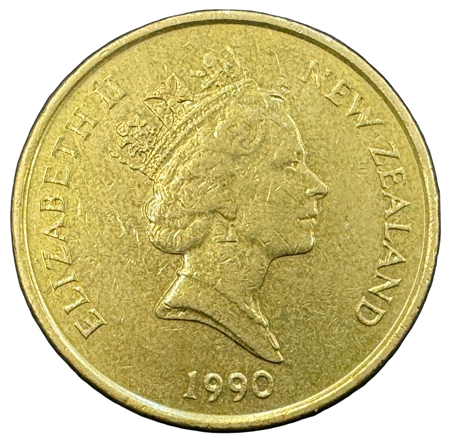 New Zealand "Elizabeth II" $2 Dollars Coin