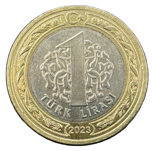 Turkey 1 Lira Coin (Various Dates)
